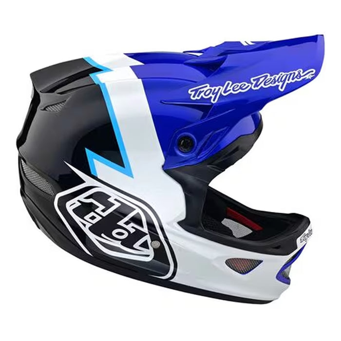 Troy Lee Designs D3 Fiberlite Helmet No Mips Volt Blue X-Large