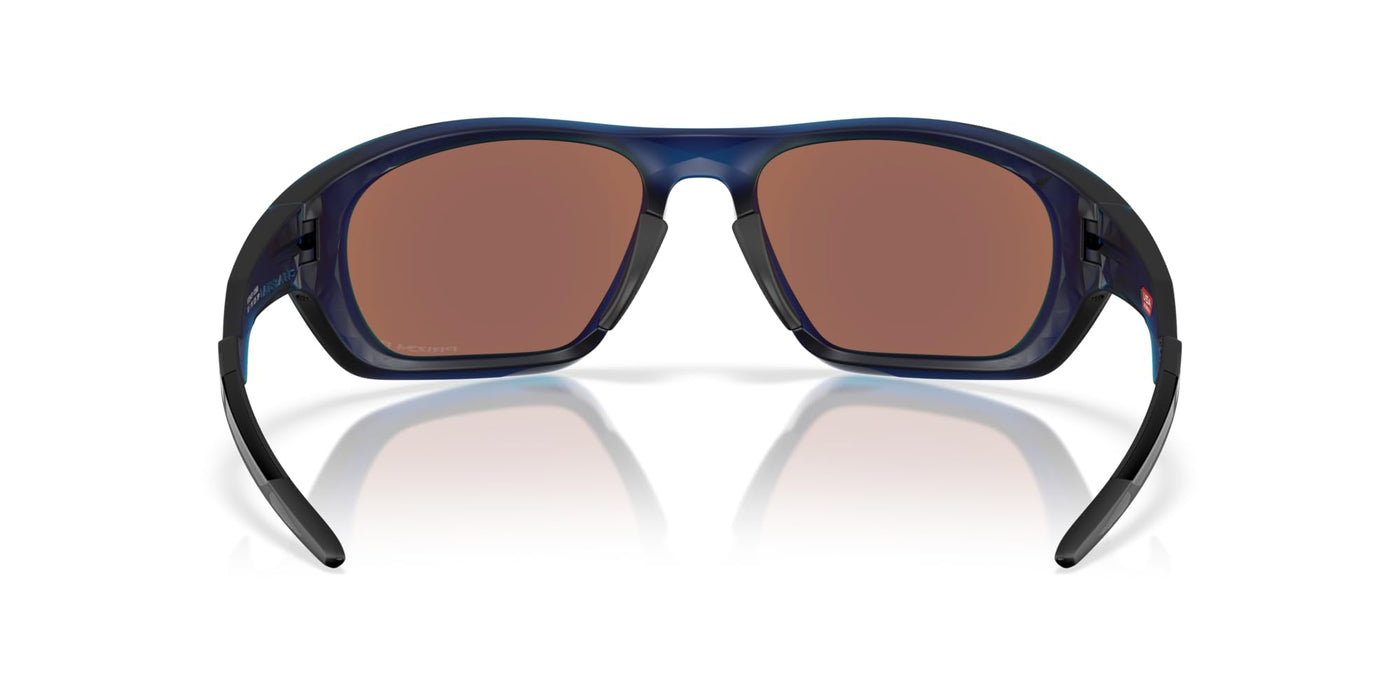 Oakley Lateralis Matte Transparent Blue/PRIZM Deep Water Polarized