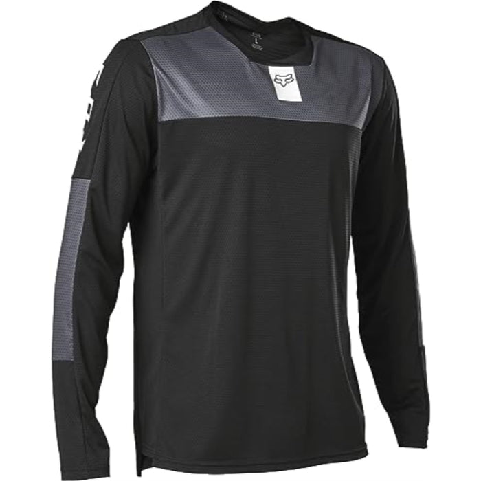 Fox Racing DEFEND LS JERSEY FOXHEAD [BLK] S