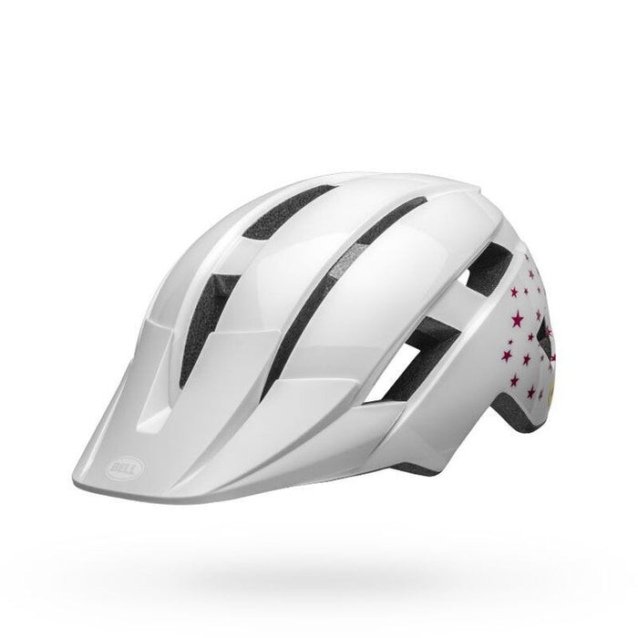 Bell Bike Sidetrack II MIPS Bicycle Helmets Stars Gloss White Universal Youth / Discontinued