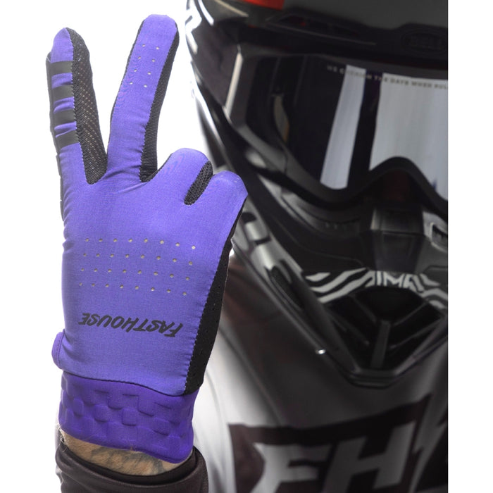 Fasthouse Helix Podium Glove Purple  Medium