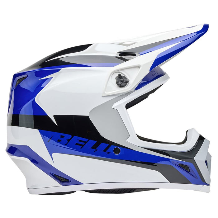 Bell Moto MX-9 MIPS Blue/White Rift Medium