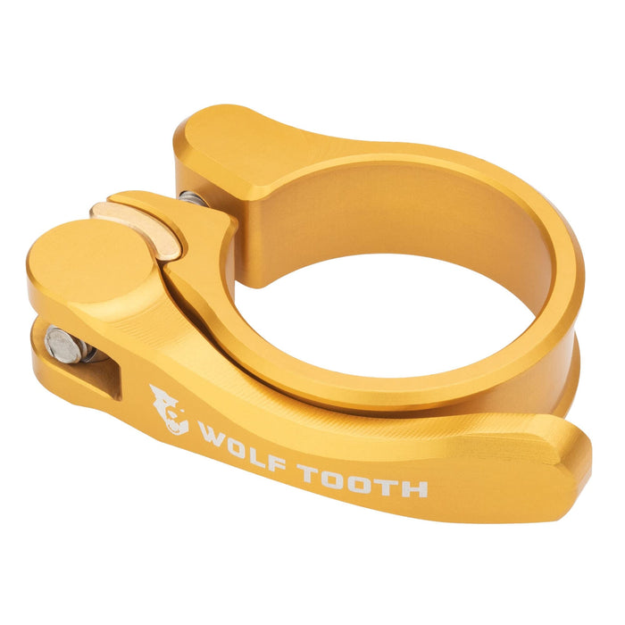 Wolf Tooth Seatpost Clamp 28.6Mm Quick Release Gold