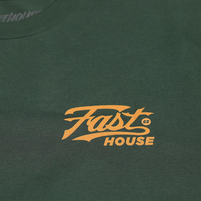 Fasthouse Carrera SS Tee Forest Green  X-Large