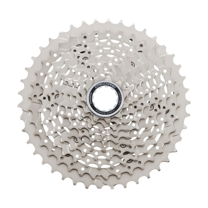 SHIMANO CASSETTE SPROCKET, CS-M4100, 11-42T, DEORE, 10-SPEED, 11-13-15-18-21-24-28-32-37-42T