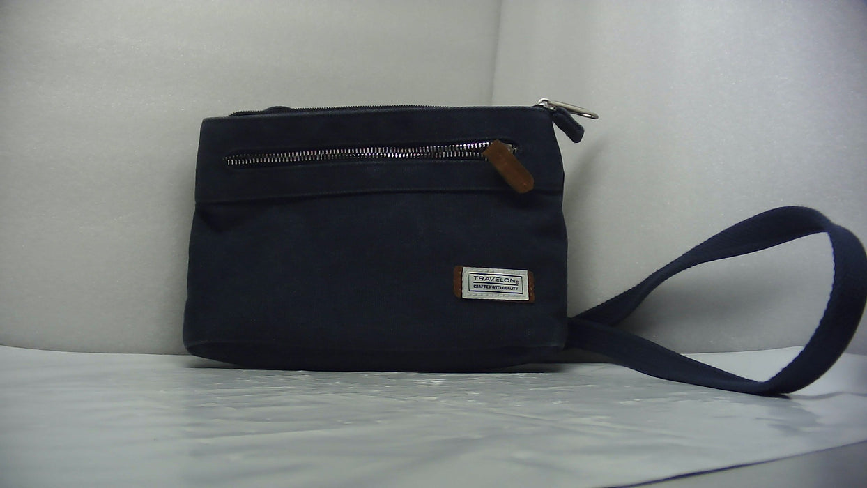 Travelon AT Heritage Sm Xbody Clutch  Indigo (Without Original Box)