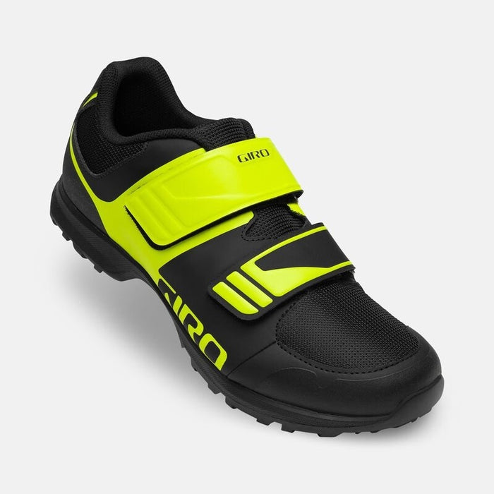 Giro Berm Bicycle Shoes Black/Citron Green Cover 44