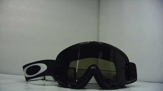 Oakley Xs O Frame Mx Adult Off Road Motorcycle Goggles Jet Black Dark Grey (Without Original Box)