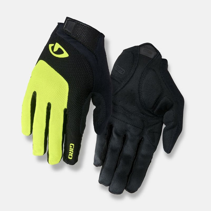 Giro Bravo Gel LF Bicycle Gloves Highlight Yellow Small