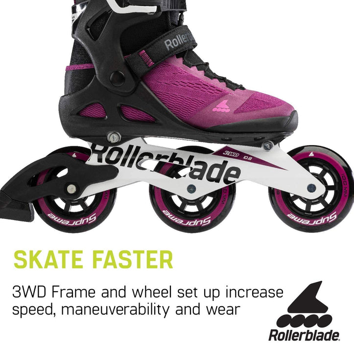 Rollerblade Macroblade 100 3d Womens Violet/Black 10