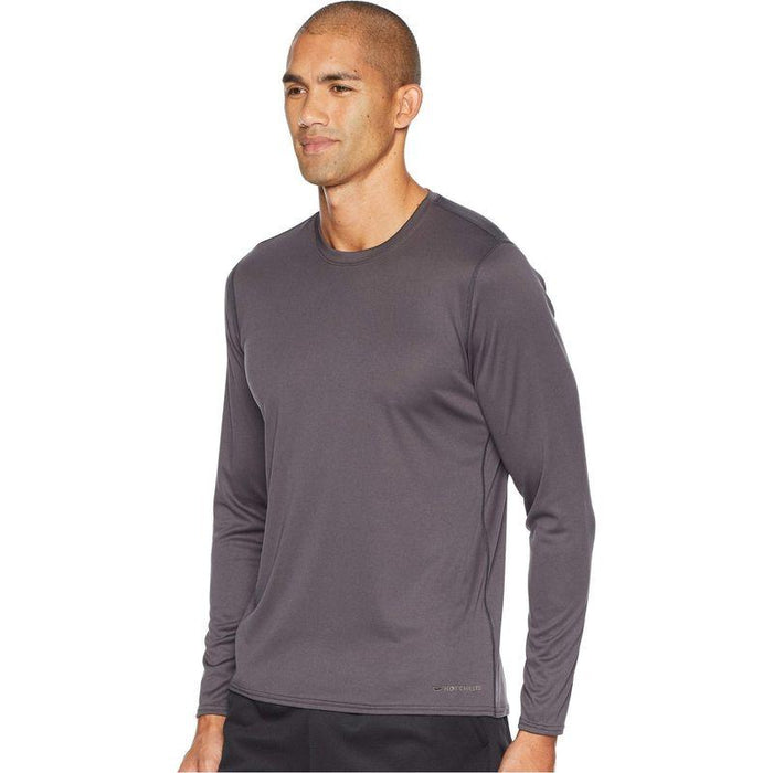 Hot Chillys Peach Skins Solid Crew Mens Snow Thermal Base Layers