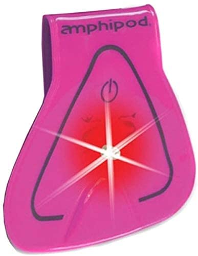 Amphipod Vizlet LED Wearable Magnetic Reflector 2.5" (single) Pink TRIANGLES