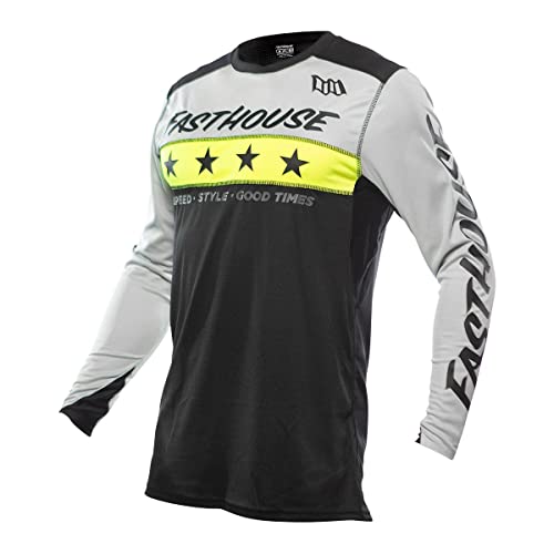 Fasthouse Elrod Astre Jersey Silver/Black 2X-Large