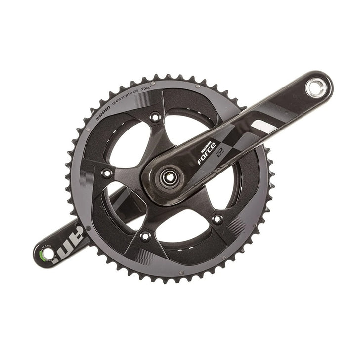 SRAM, Force22, Crankset, 11sp, 172.5mm, 39/53, BCD: 130, GXP, CL: 44.5mm, Black, 808g