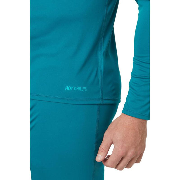 Hot Chillys Peach Skins Solid Crew Mens Snow Thermal Base Layers
