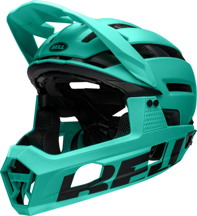 Bell Bike Super Air R Spherical Bicycle Helmets Matte Turquoise/Black Large - Open Box (Without Box)