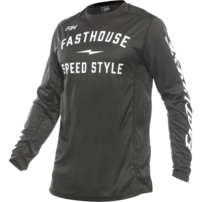 Fasthouse Grindhouse Grit Jersey Black  Large