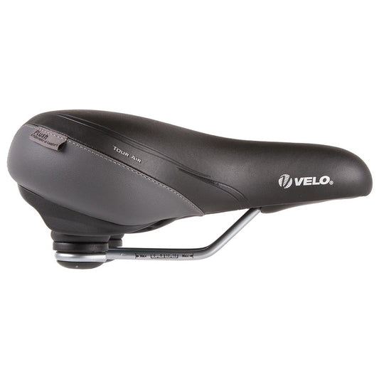 Velo, Tour Air Comfort, Saddle, 272 x 210mm, 665g, Black