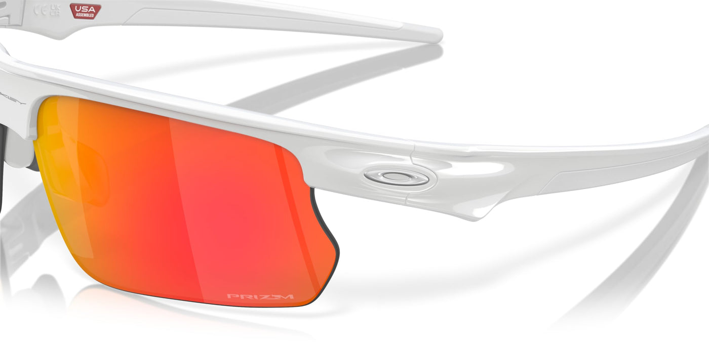 Oakley Bisphaera Polished White/PRIZM Ruby