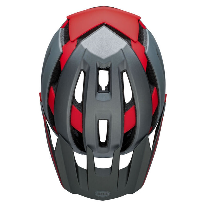 Bell Bike Super Air R Spherical Bicycle Helmets Matte Gray/Red Medium