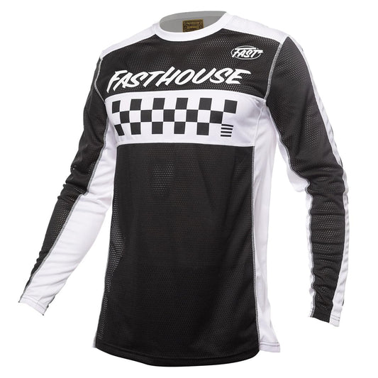 Fasthouse Grindhouse Waypoint Jersey Black/White Medium