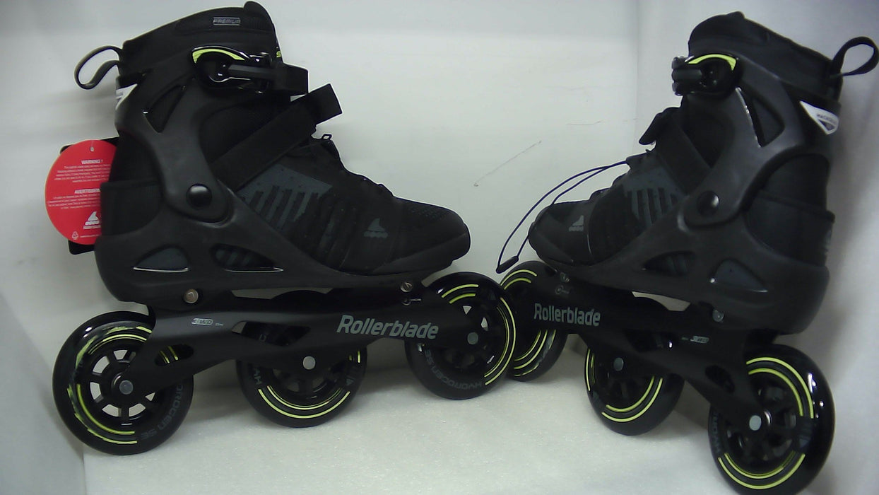 Rollerblade Macroblade 110 3WD Black/Lime 10 - Open Box (Without Box)