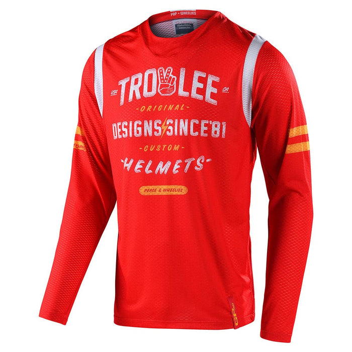 Troy Lee Designs Gp Air Jersey Roll Out Red Lg Large