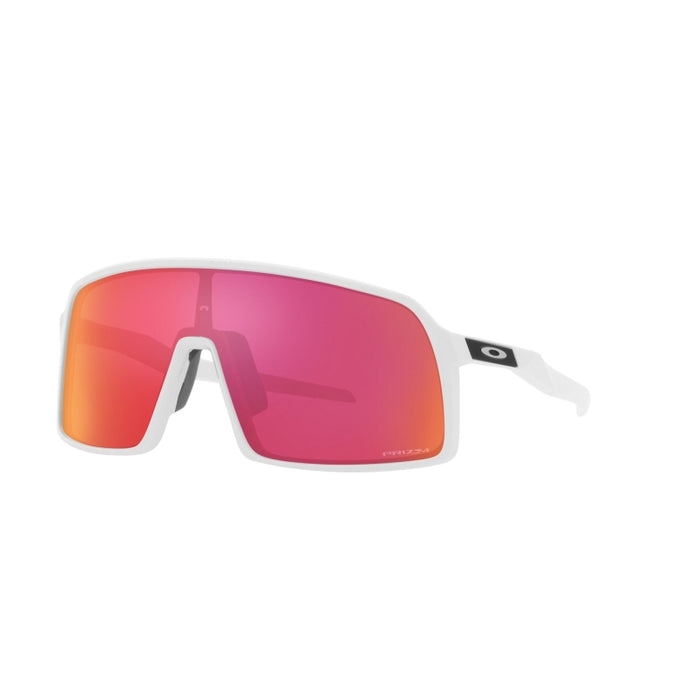 Oakley Sutro Rectangular Sunglasses Polished White/Prizm Field 37 mm