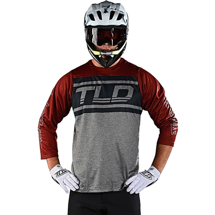 Troy Lee Designs Ruckus 3/4 Jersey Red Clay / Gray Heather Large