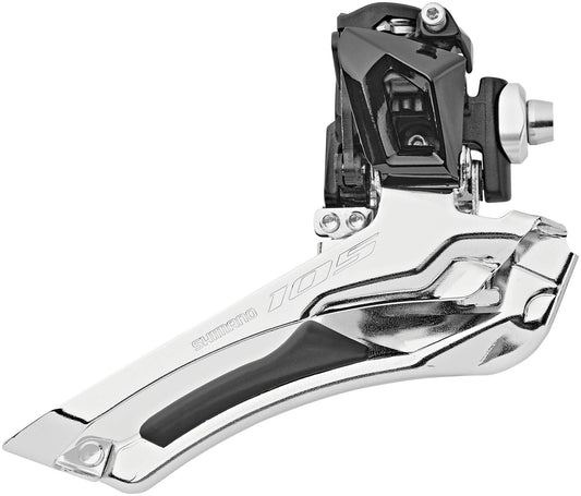 SHIMANO FRONT DERAILLEUR, FD-R7000-L, 105, FOR REAR 11-SPEED, DOWN-SWING, 34.9MM BAND, CS-ANGLE:61-66, FOR TOP GEAR:46-53T, BLACK