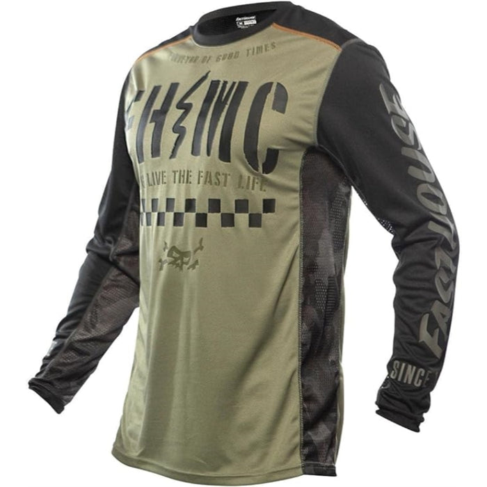 Fasthouse Off-Road Grindhouse Charge Jersey Gray Small