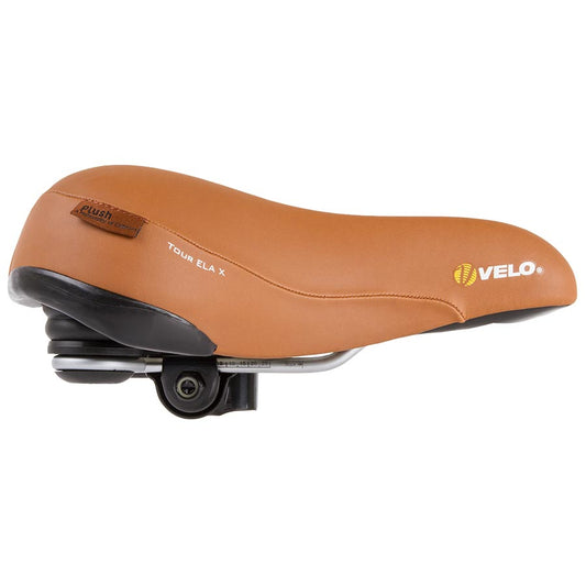 Velo, Tour ELA X Comfort, Saddle, 260 x 220mm, 847g, Brown