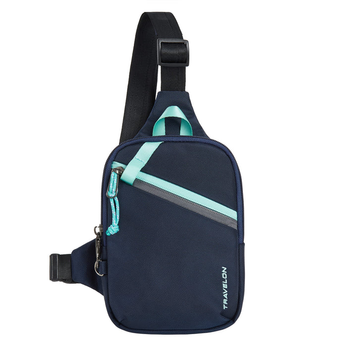 Travelon AT Greenlander Cmpct Sling Galaxy Blue