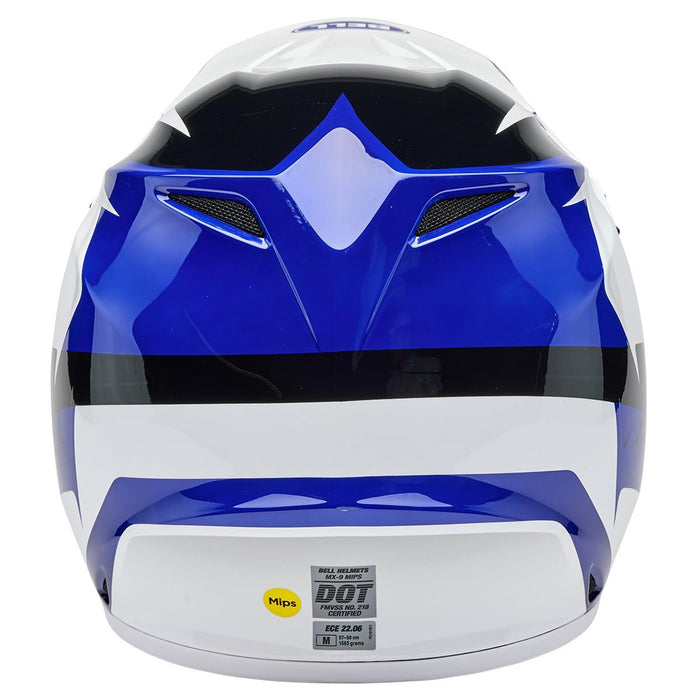 Bell Moto MX-9 MIPS Blue/White Rift Medium