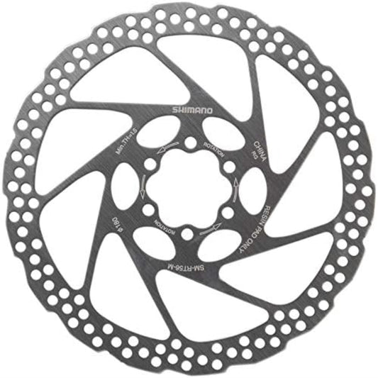 SHIMANO DISC BRAKE ROTOR SM-RT56, S 160MM, 6-BOLT TYPE, FOR RESIN PAD ONLY
