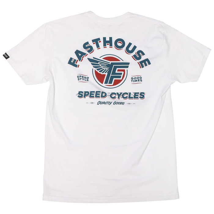 Fasthouse Malen SS Tee White Medium