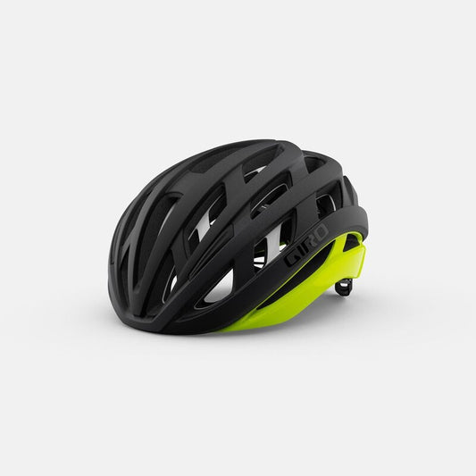 Giro Helios Spherical Bicycle Helmets Matte Black Fade/Highlight Yellow Small