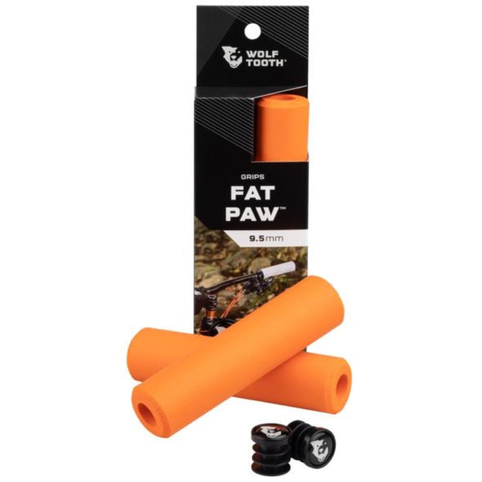 Wolf Tooth Fat Paw Grips 9.5mm Orange