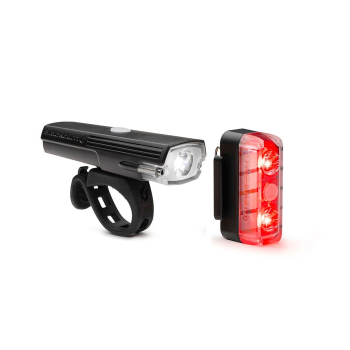 Blackburn Dayblazer 550 Front + Dayblazer 65 Rear Light Set Black