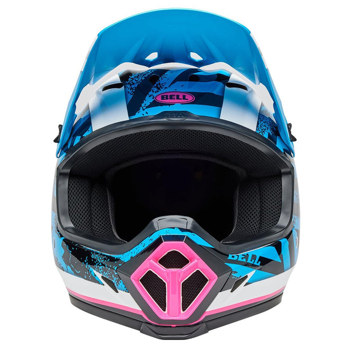 Bell Moto MX-9 MIPS Blue/Pink Breakdance 2X-Large