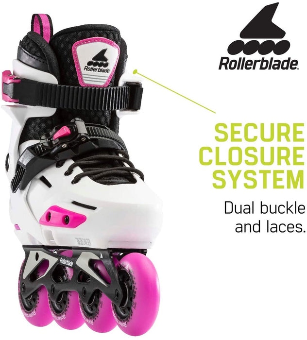 Rollerblade Apex G White/Pink 2-5