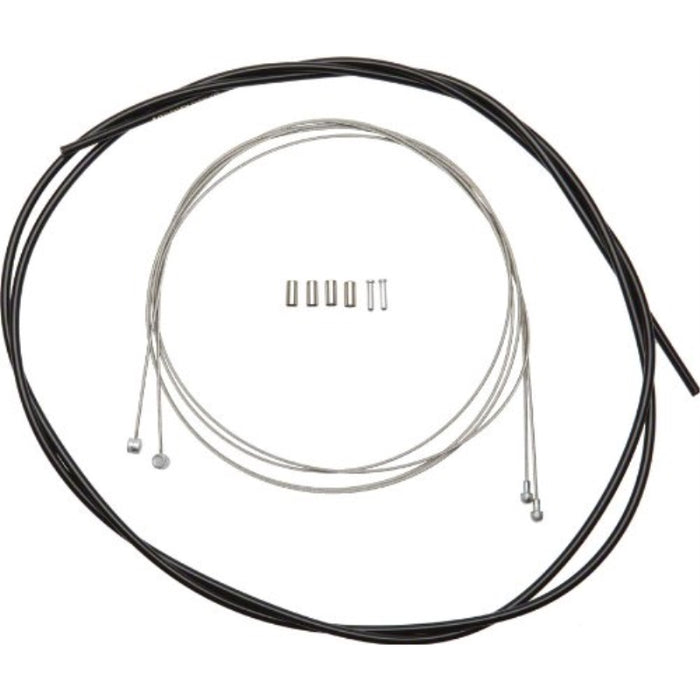 SHIMANO MTB STEEL BRAKE CABLE SET- BLACK