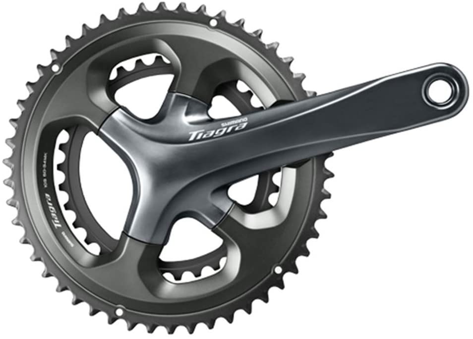 SHIMANO FRONT CHAINWHEEL, FC-4700, TIAGRA DOUBLE 165MM 2-PCS FC, FOR REAR 10-SPEED 50X34T W/O BB PARTS