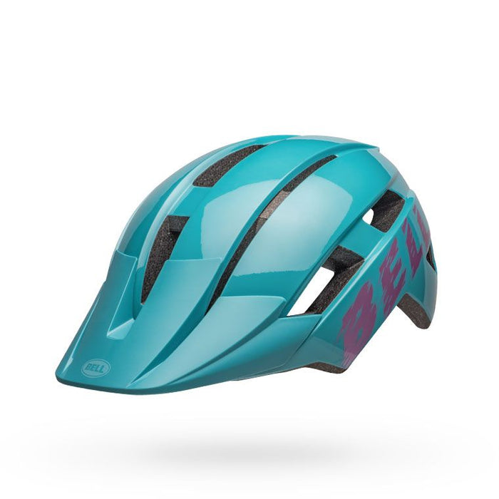 Bell Bike Sidetrack II Bicycle Helmets Buzz Gloss Light Blue/Pink Universal Youth