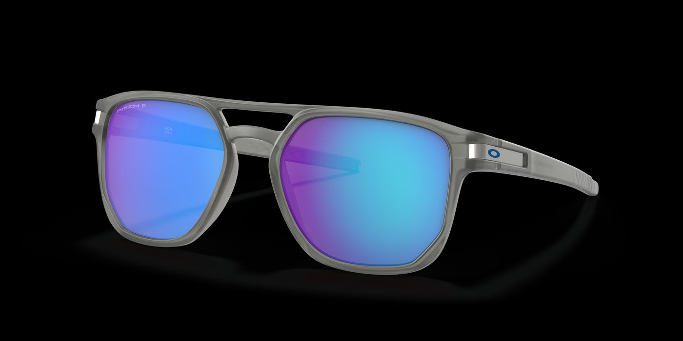 Oakley Latch Beta Matte Grey Ink W/ Prizm Sapphire Polarized