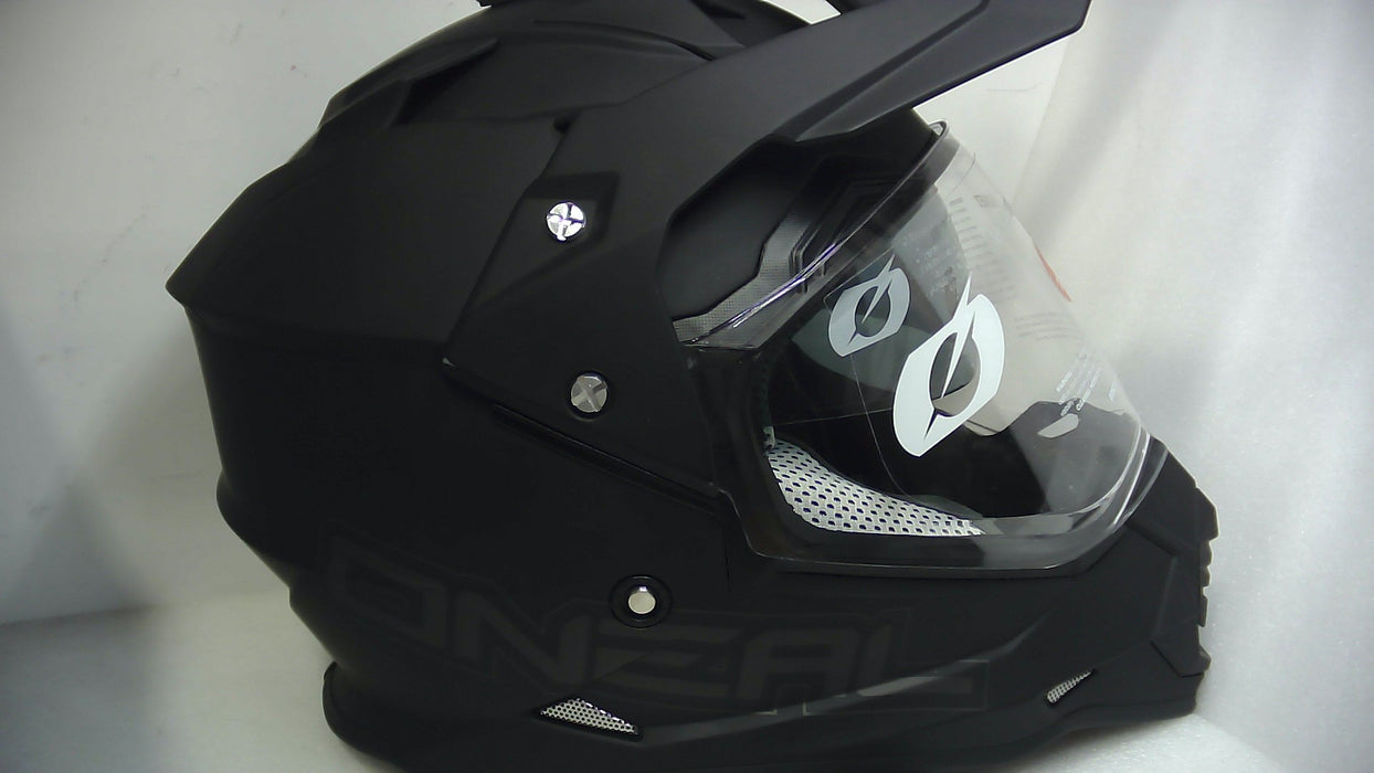 O'Neal Sierra II Helmet Flt Black Large  - Open Box (Without Box)