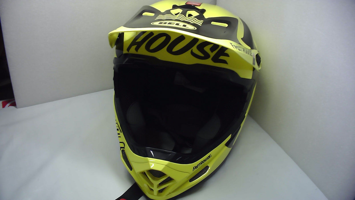 Bell Bike Full-9 Fusion Mips Helmet Fasthouse Newhall Gloss Hiviz/Black X-Large - Open Box - (Without Original Box)