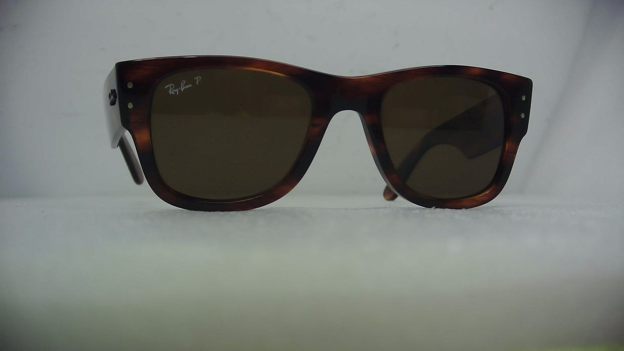 Rayban Mega Wayfarer Striped Havana/Brown Polar 51 - Open Box (Without Box)