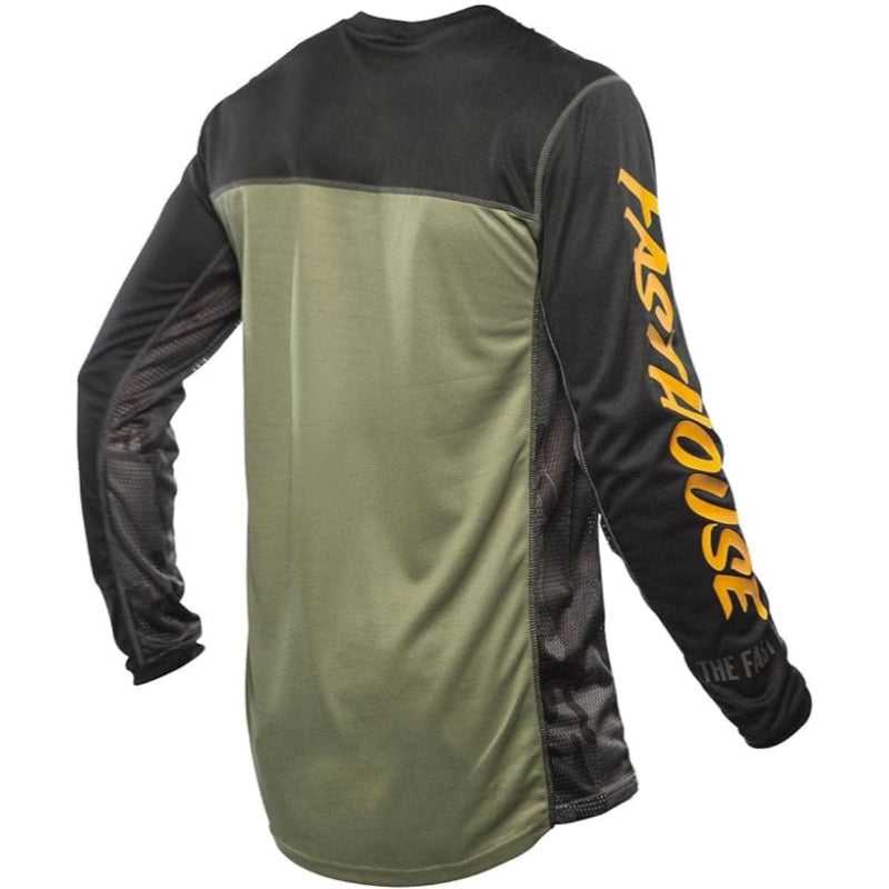 Fasthouse Off-Road Grindhouse Charge Jersey Gray Small
