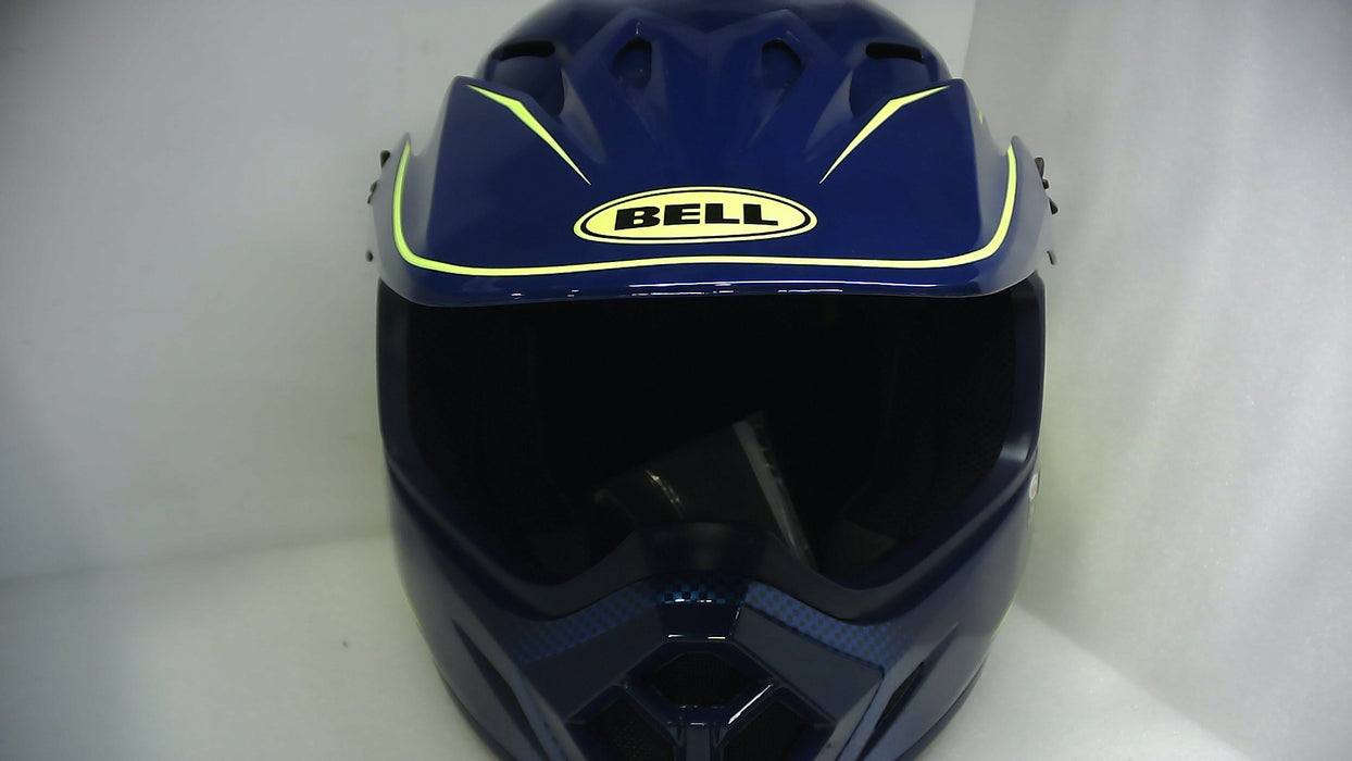 Bell Moto MX-9 MIPS Navy/Retina Zone 2X-Large / Discontinued - Open Box  - (Without Original Box)